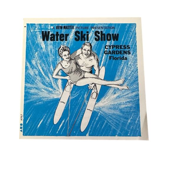 GAF View-Master A 967 CYPRESS GARDENS WATER SKI SHOW 3 Reel Set with Booklet - Picture 5 of 11
